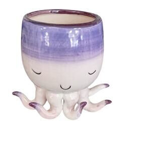Open Arms Octopus Vase 6" Tall